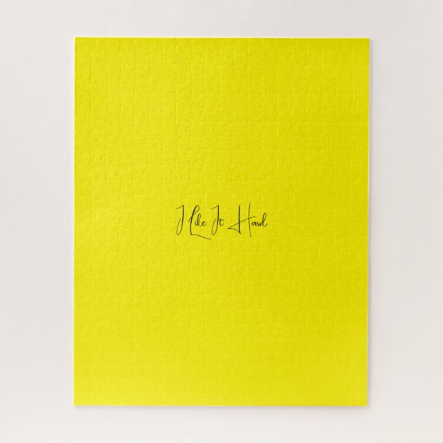 Citation amusante Puzzle Arrière - plan solide (Vertical)