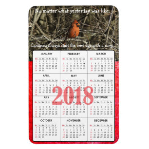 Citation cardinale 2018 Magnet calendrier