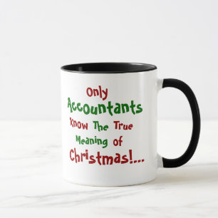 Citation célèbre de Noël du comptable Mug