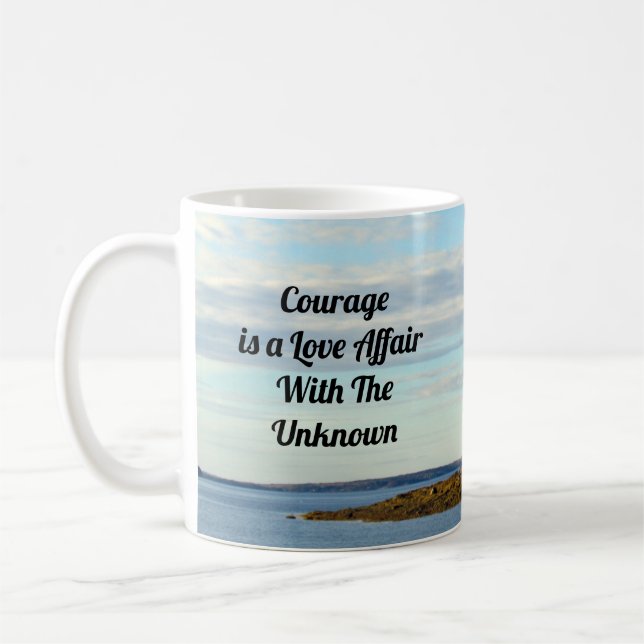 Citation Courage Mug (Gauche)