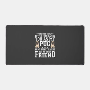 Citation d'ami de famille de chien Pug