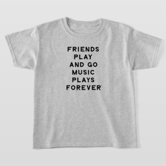 Citation d'amis et de musique pour enfants T-shirt