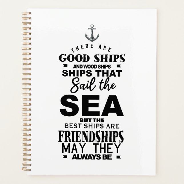 Citation d'amitié bons navires meilleur anniversai (Devant)