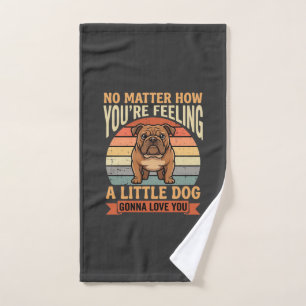 Citation d'amour de bouledogue drôle Rétro Chien