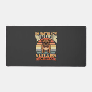 Citation d'amour de bouledogue drôle Rétro Chien
