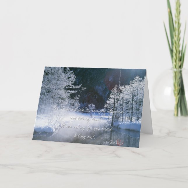 Citation d'amour de Judy Garland Carte de la Saint (Devant)