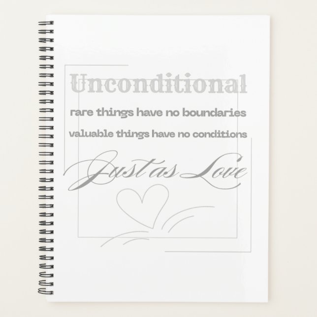 Citation d'amour inconditionnel (Devant)