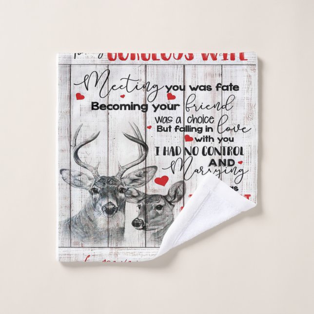 Citation D'Amour Pour L'Anniversaire De La Femme,  (Gant de toilette)