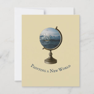 Citation d'art "Paiting a New World" Collage d'art