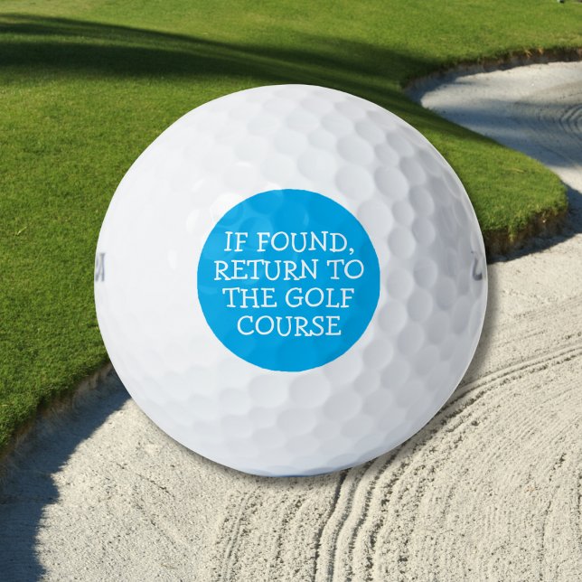 Citation de balle de golf perdue drôle Simple Gras (Créateur téléchargé)