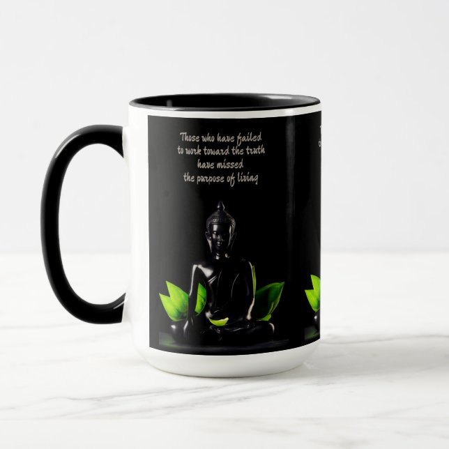 Citation de bouddha 1 tasses (Gauche)