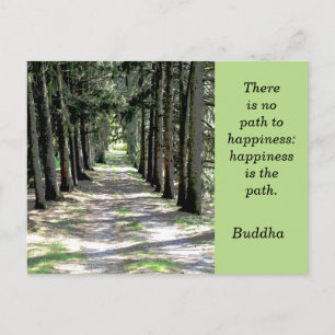 Citation de bouddha — carte postale