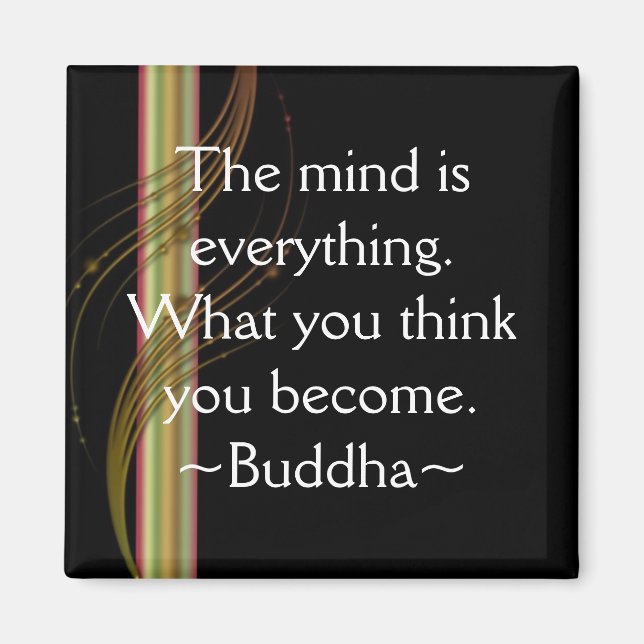 Citation de bouddha ~ Magnet de motivation (Devant)