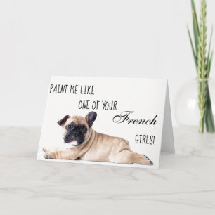 Citation de Bulldog   Carte Valentines