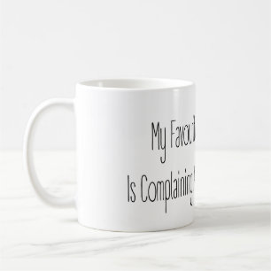 Citation de cadeau drôle Ma tasse de sport d'hiver