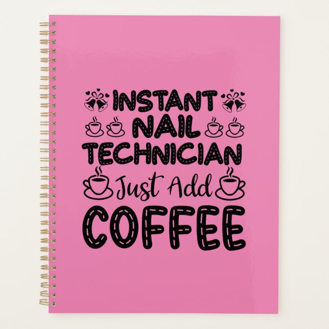Citation de café de technicien de clou amusant (Devant)