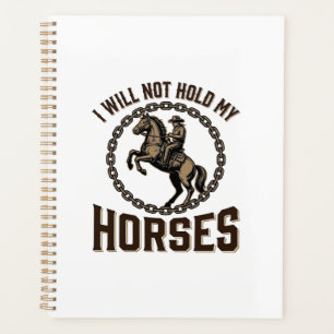 Citation de cheval drôle Design vintage de conduit