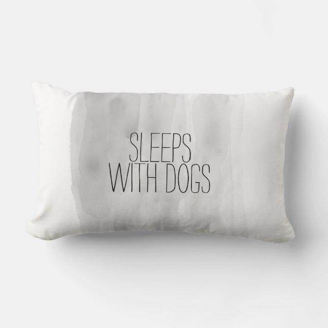 citation de chien coussin dort avec chien gris (Recto)