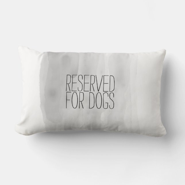 citation de chien coussin réservé aux chiens gris  (Recto)