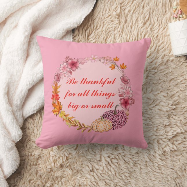 Citation de couronne d'automne avec oreiller (Couverture)