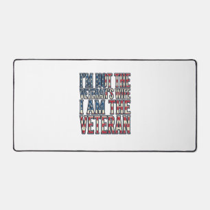 Citation de femme de vétéran Design vectoriel patr