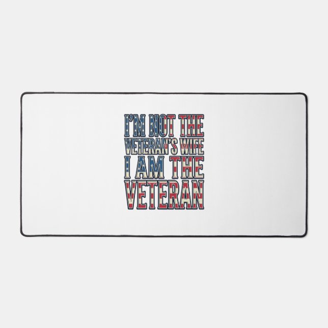 Citation de femme de vétéran Design vectoriel patr (Recto)