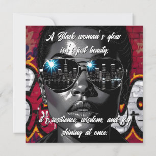 Citation de femmes noires Toit de la ville en lu