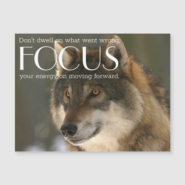 Citation de focus sur Wolf Image Magnet inspiratio (Devant)