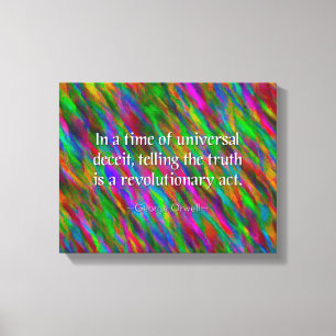 Citation de George Orwell, Toile