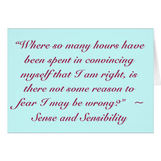 Citation de Jane Austen droite ou fausse