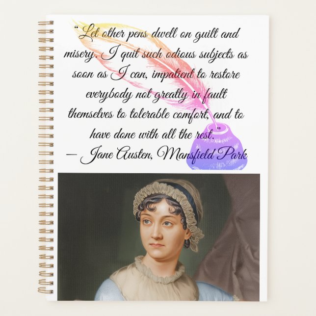 Citation de Jane Austen « Que d'autres plumes s'at (Devant)