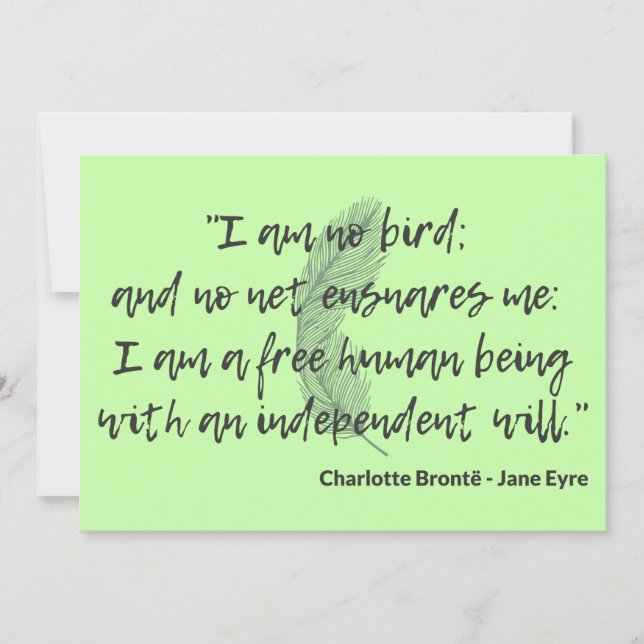 Citation de Jane Eyre II (Devant)