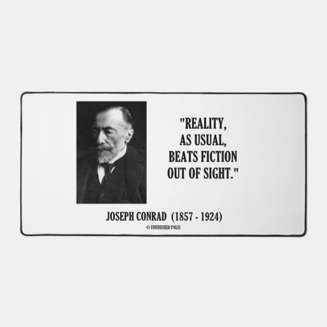 Citation de Joseph Conrad La Réalité Comme D'habit (Recto)