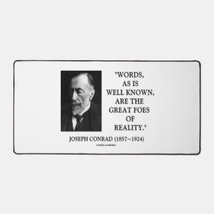 Citation de Joseph Conrad sur les Grands Ennemis d
