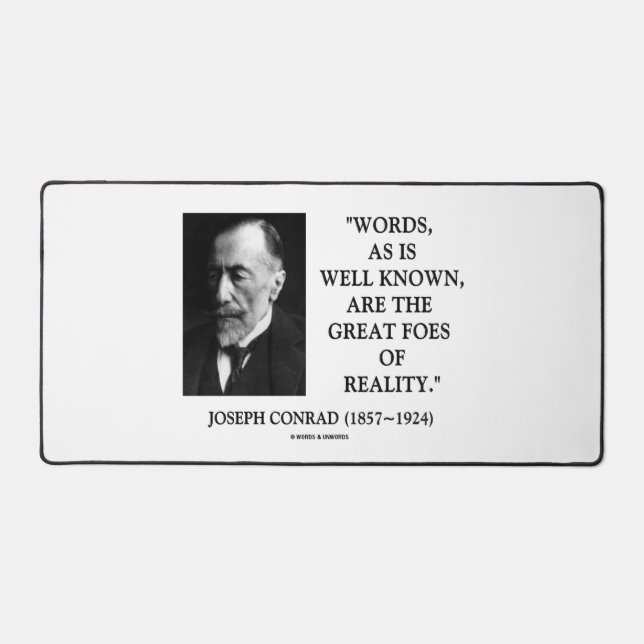 Citation de Joseph Conrad sur les Grands Ennemis d (Recto)