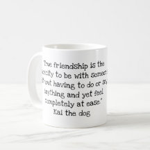 Citation de Kai le chien #4 Mug