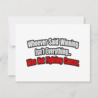 Citation de la lutte contre le cancer