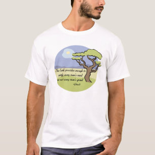 Citation de la terre par le T-shirt de Gandhi