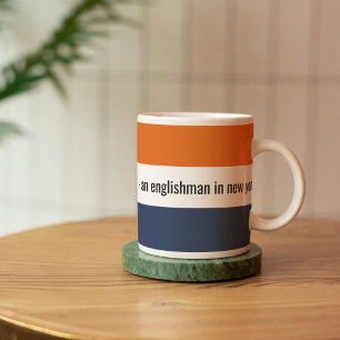 Citation de l'Anglais New York personnalisée Mug