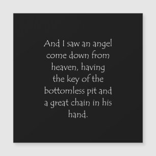 Citation de l'écriture Révélation 20 1