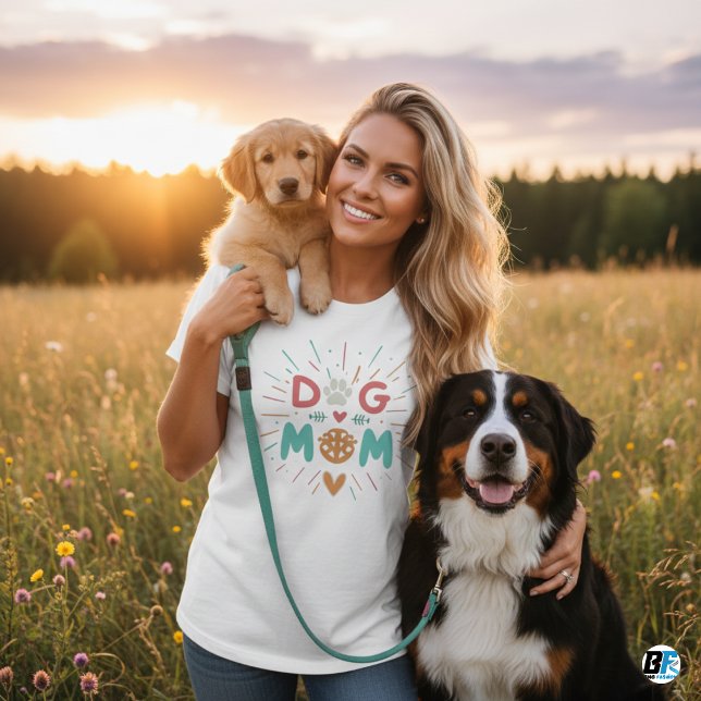 Citation de maman chien mignonne T-shirt (Créateur téléchargé)