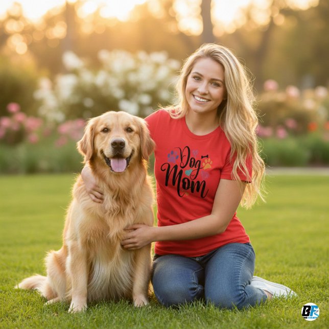 Citation de maman chien mignonne T-shirt (Créateur téléchargé)