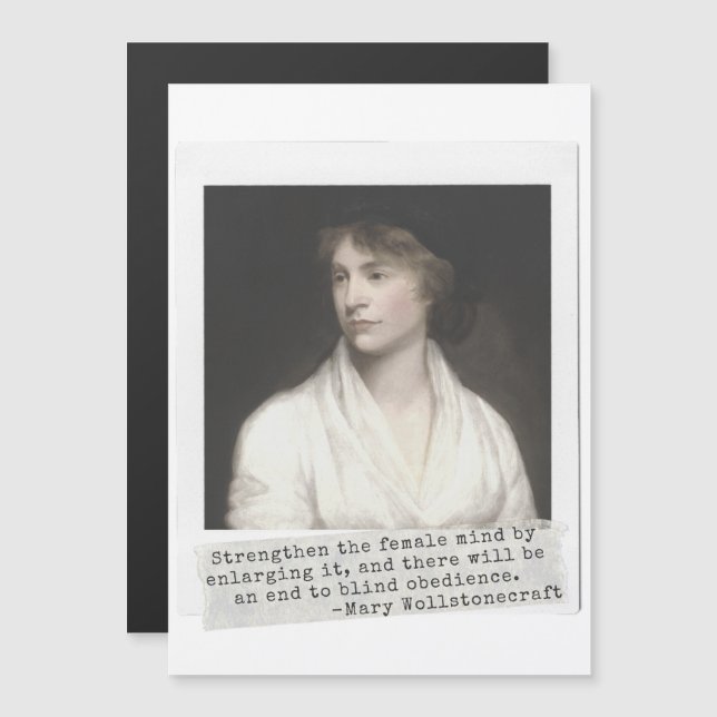 Citation de Mary Wollstonecraft - Great Women in H (Devant / Derrière)