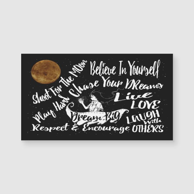 Citation de motivation inspirée d'aimant de (Devant)