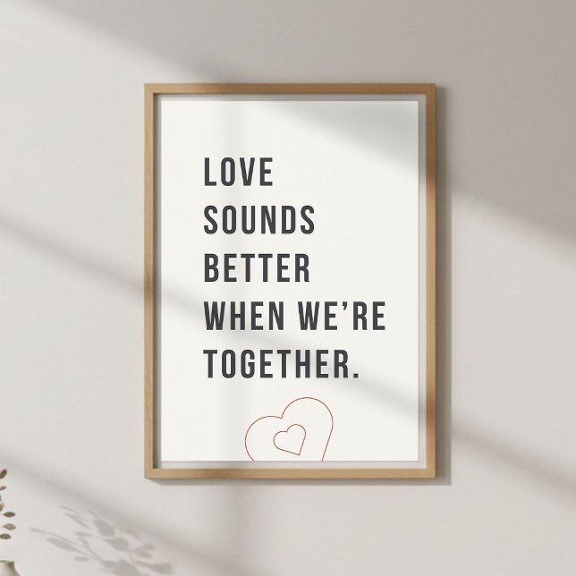 Citation de musique romantique. Art mural pour cou (Créateur téléchargé)