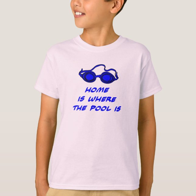 Citation de natation amusante - Haut à manches lon (Devant)