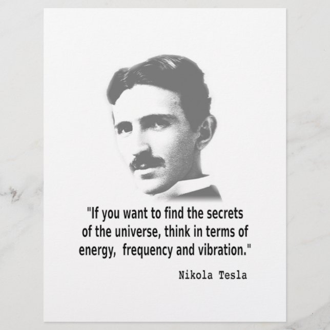 Citation De Nikola Tesla (Devant)