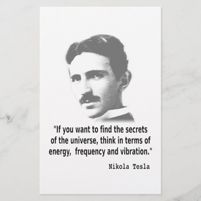 Citation De Nikola Tesla (Devant)