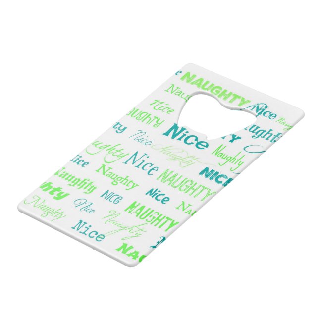 Citation de Noël Fun Naughty ou Nice (Dos Angle)