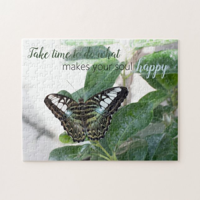 Citation de papillon inspirationnel Puzzle (Horizontal)